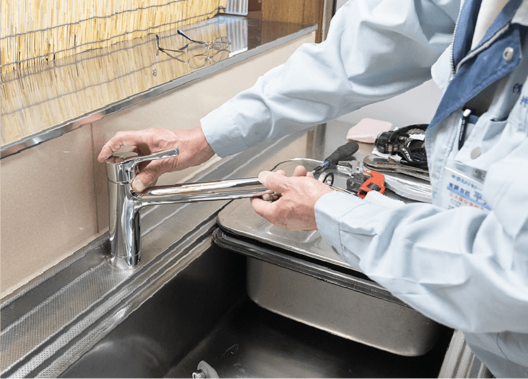 新しい部品を取り付けます